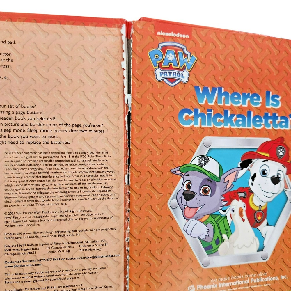 Paw Patrol Me Reader Electronic Reader and 7 Book Library Set Nickelodeon - Picture 5 of 5